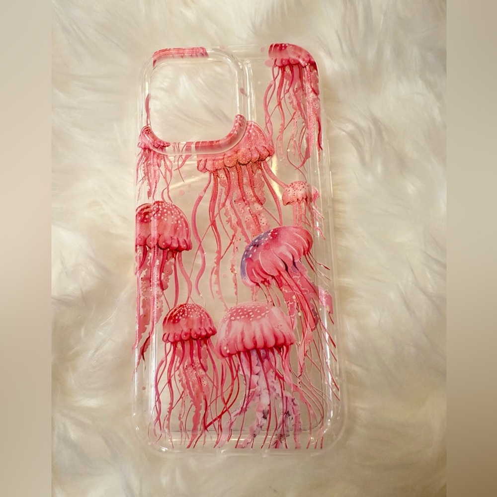 iphone 16 pro  Max Jellyfish print Phone Case